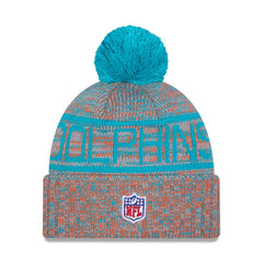 Miami Dolphins Throwback 2025 NFL Sideline Sport Knit Hat Taass sale