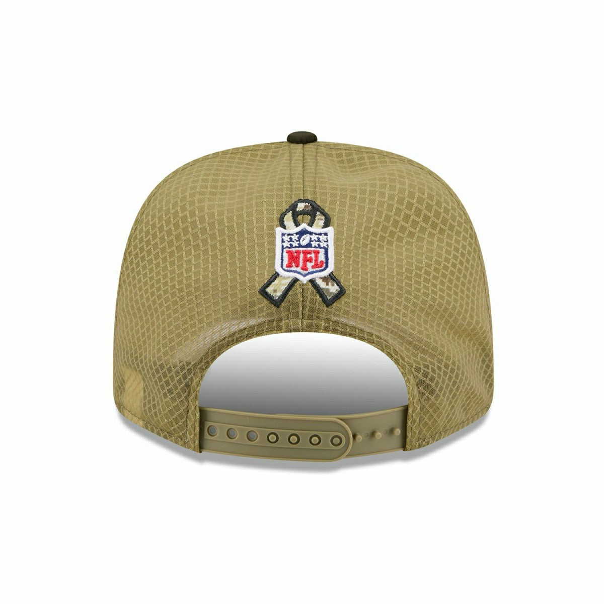 Miami Dolphins 2025 NFL Salute to Service 9SEVENTY Trucker Snapback Cap Olive Taass US