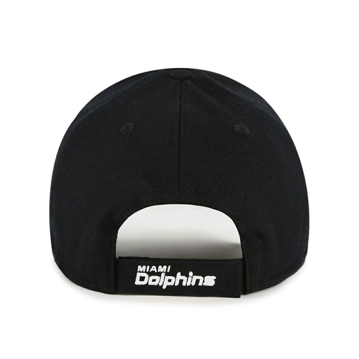 Miami Dolphins Black & White '47 MVP Adjustable NFL Cap Black Lifestyle