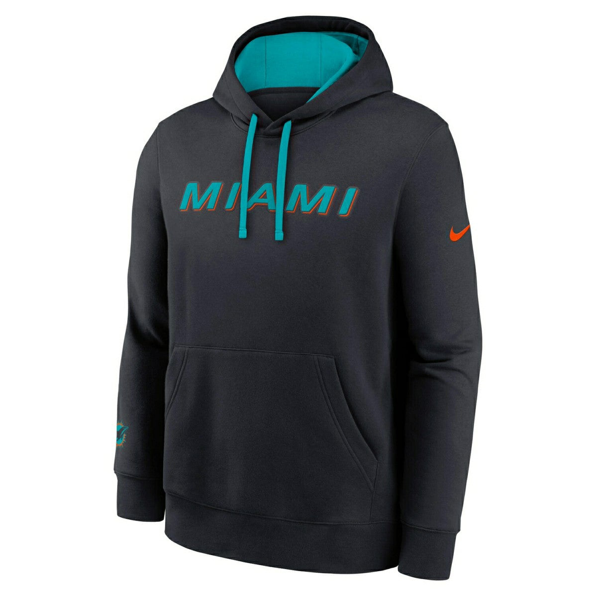 Miami Dolphins 2025 Rivalries Club NFL Hoodie Black Lifestyle