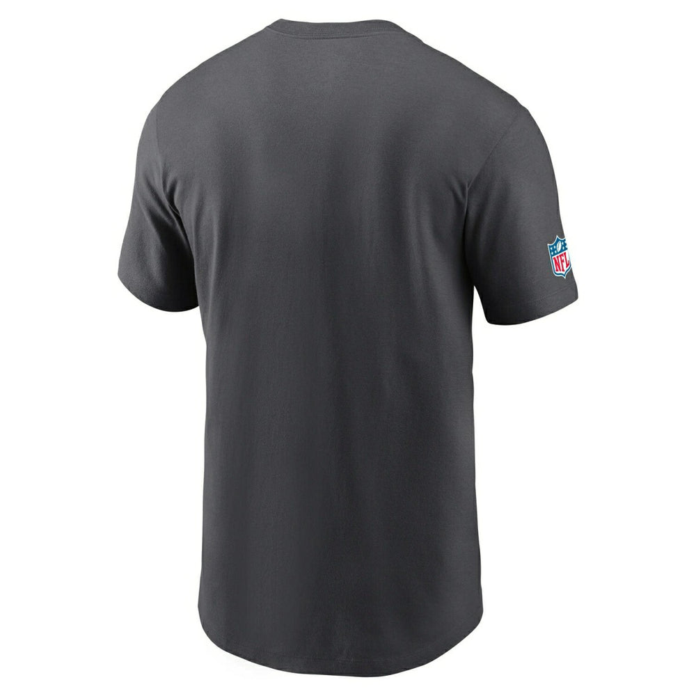 Miami Dolphins 2025 NFL Sideline Throwback Dri-Fit Performance T-Shirt Anthracite Taass sale