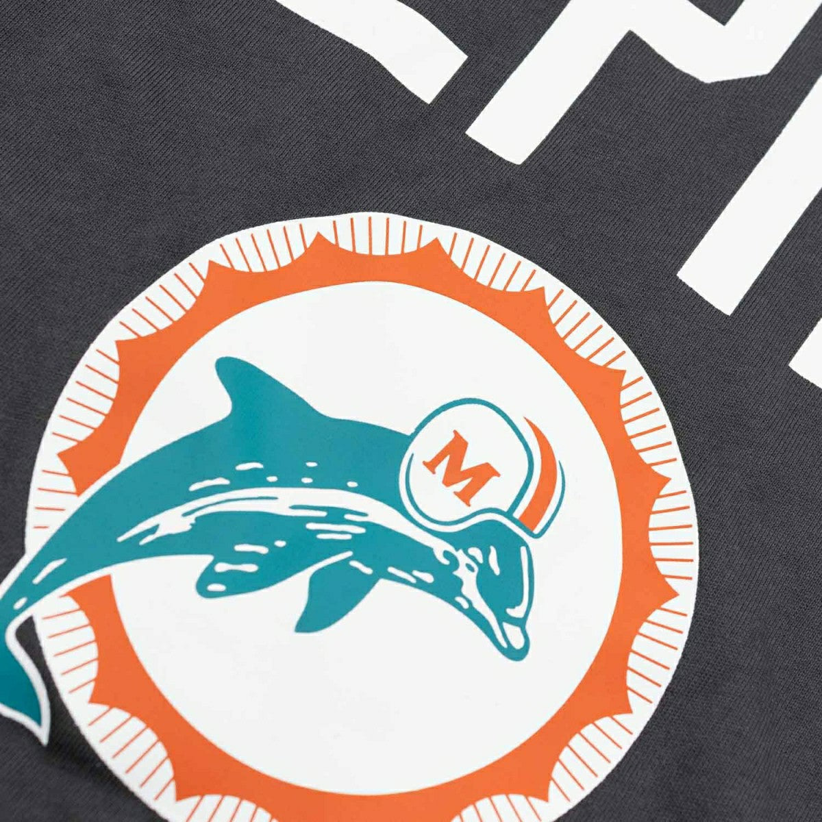 Miami Dolphins 2025 NFL Sideline Throwback Dri-Fit Performance T-Shirt Anthracite Taass sale