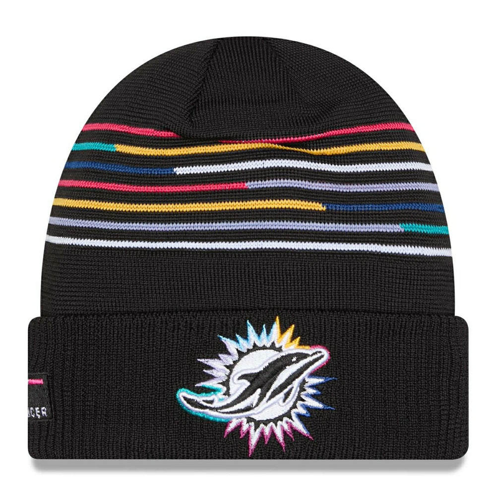 Miami Dolphins 2025 NFL Crucial Catch New Era Knit Hat Lifestyle