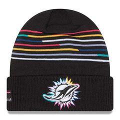 Miami Dolphins 2025 NFL Crucial Catch New Era Knit Hat Lifestyle