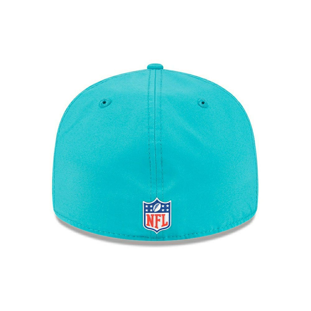 Miami Dolphins 2025 NFL On-Field Sideline 59FIFTY A-Frame Fitted Cap Aqua Taass for sale