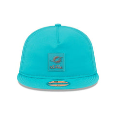 Miami Dolphins 2025 NFL On-Field Sideline 59FIFTY A-Frame Fitted Cap Aqua Taass for sale