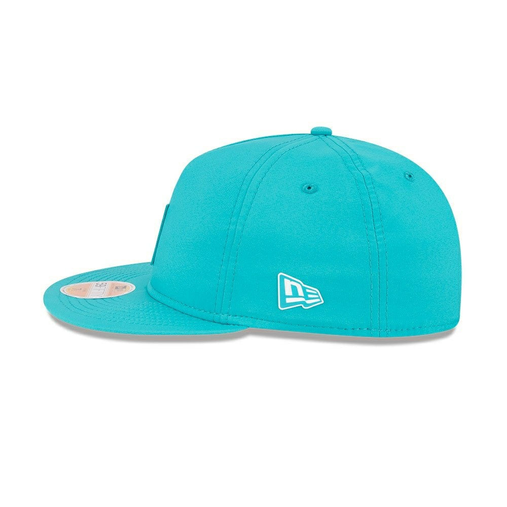 Miami Dolphins 2025 NFL On-Field Sideline 59FIFTY A-Frame Fitted Cap Aqua Taass for sale