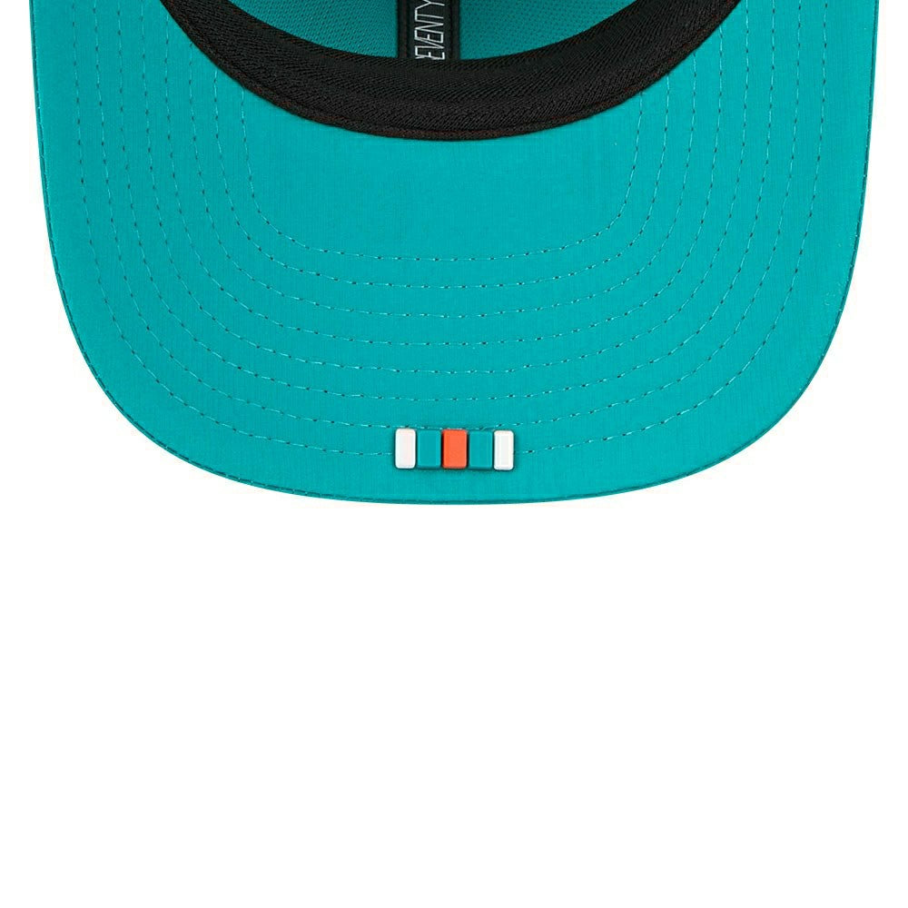 Miami Dolphins Historic 2025 NFL On-Field Sideline 9SEVENTY Trucker Snapback Cap Taass US
