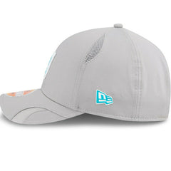 Miami Dolphins 2025 NFL On-Field Sideline 9FORTY M-Crown Cap CW Grau Fashion