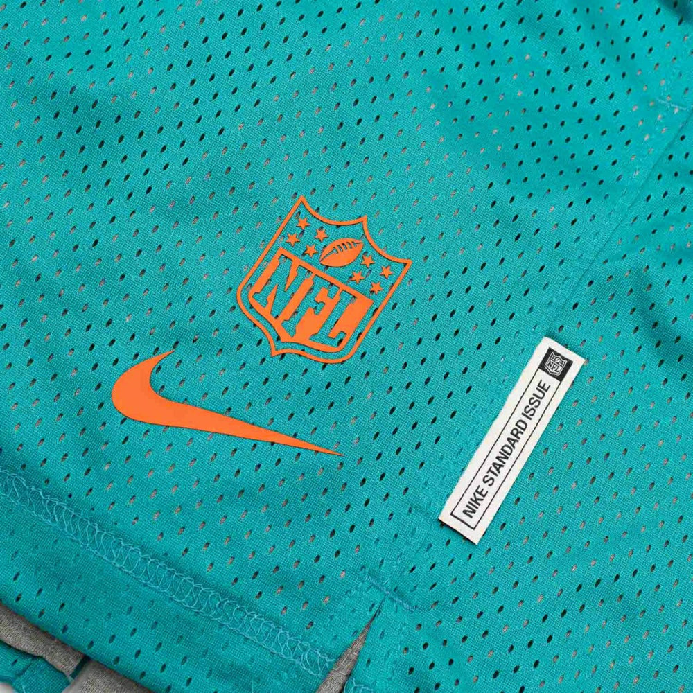 Miami Dolphins 2025 NFL Sideline Reversible Mesh Nike Dri-FIT Shorts Aqua Lifestyle