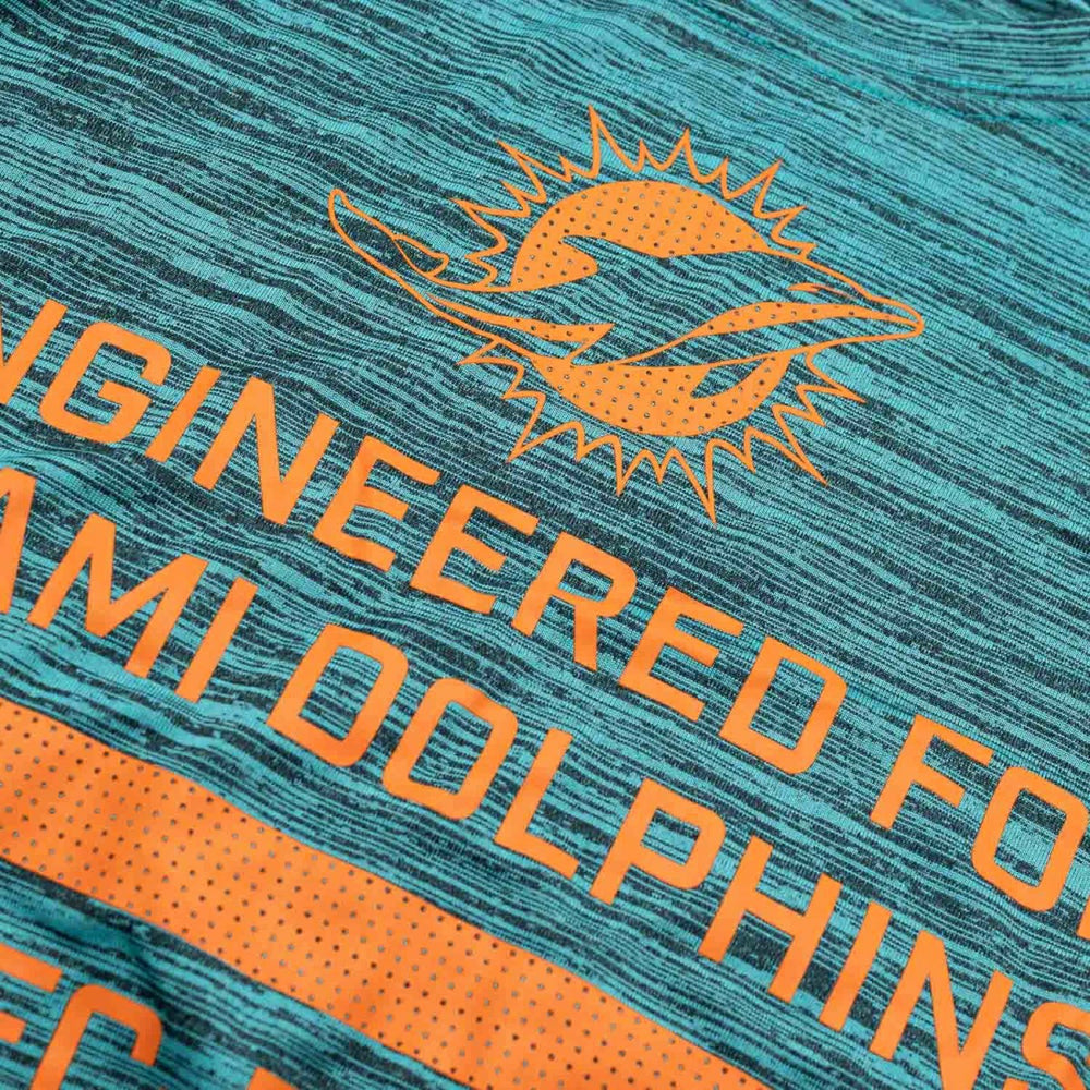 Miami Dolphins 2025 NFL Sideline Nike Velocity Performance Long Sleeve T-Shirt Aqua Taass sale