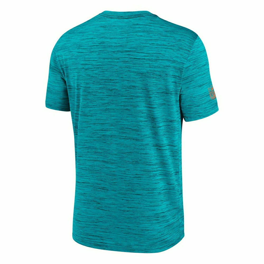 Miami Dolphins 2025 NFL Sideline Nike Velocity Performance T-Shirt Aqua Classic