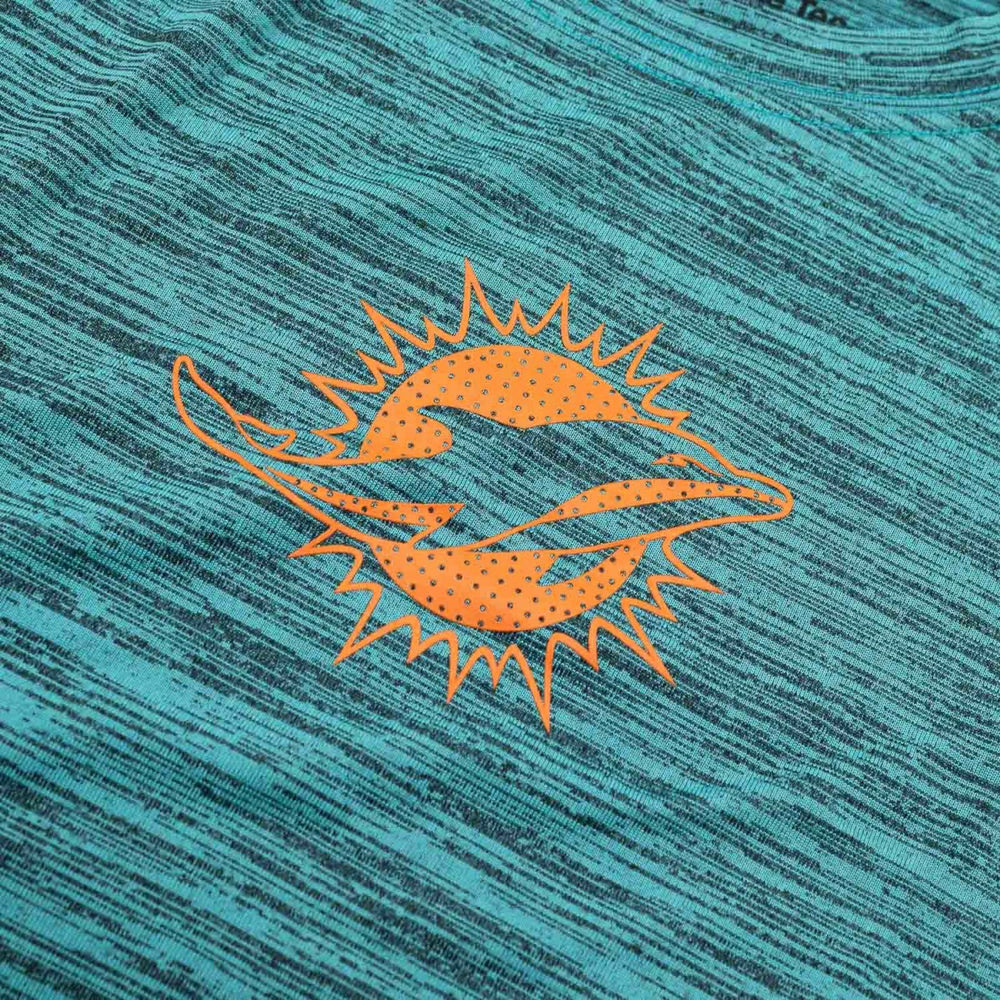 Miami Dolphins 2025 NFL Sideline Nike Velocity Performance T-Shirt Aqua Classic