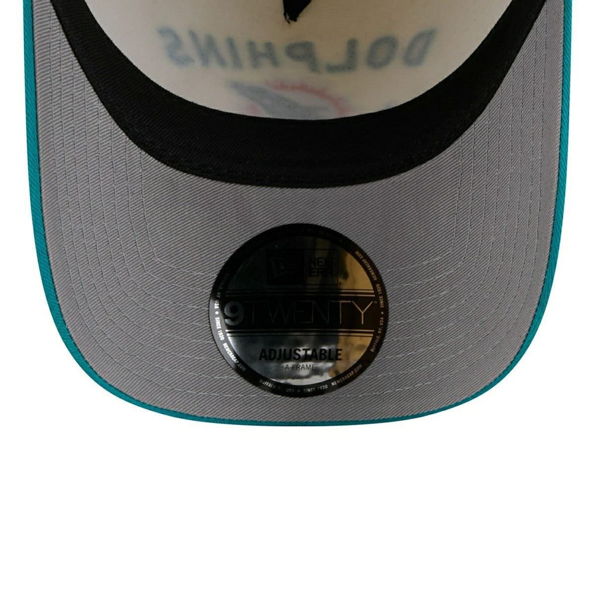 Miami Dolphins 2025 NFL Draft 9TWENTY A-Frame Adjustable Cap Cream Taass sale