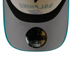 Miami Dolphins 2025 NFL Draft 9TWENTY A-Frame Adjustable Cap Cream Taass sale