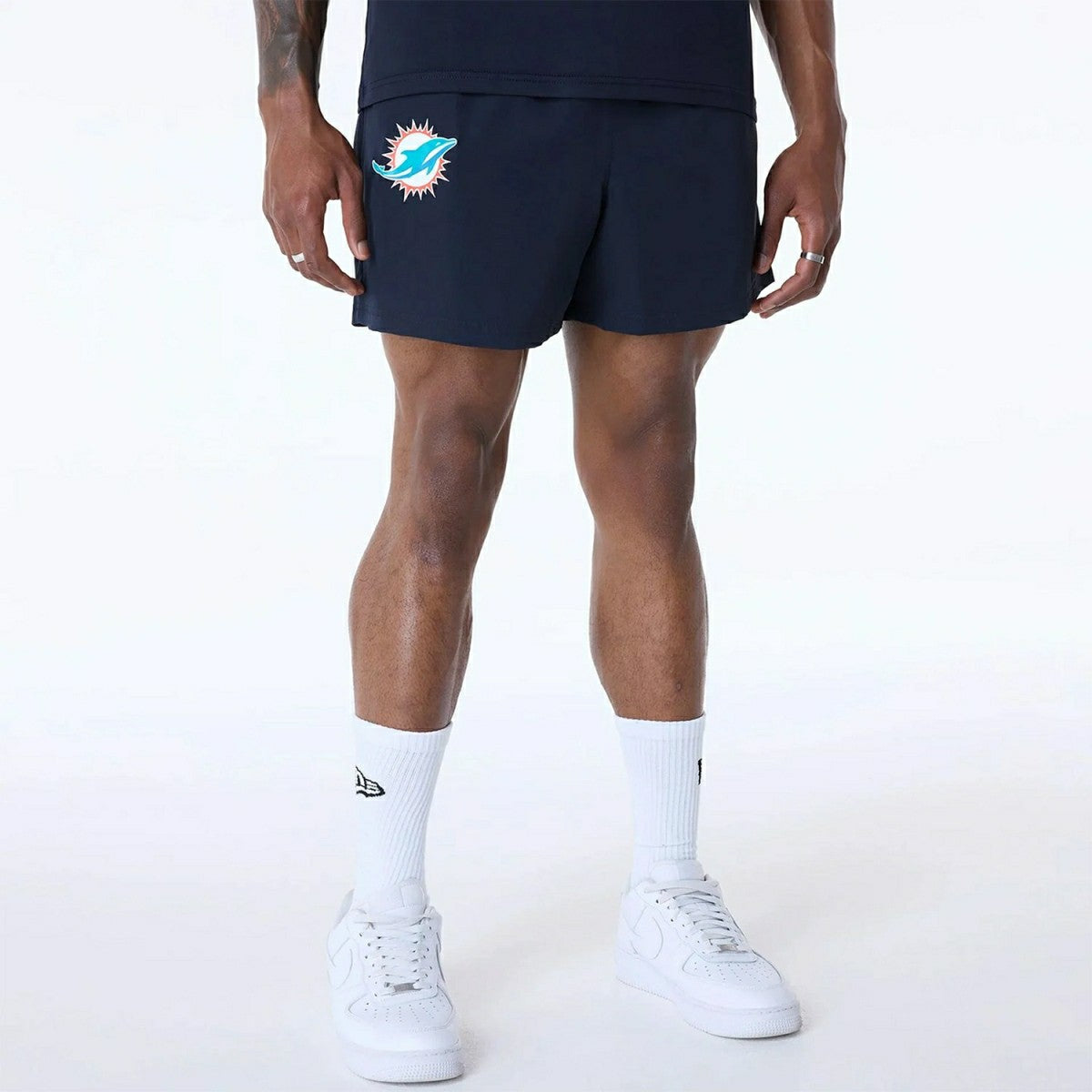 Miami Dolphins New Era Performance NFL Shorts Navy Fashion
