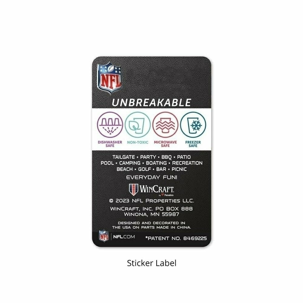 Miami Dolphins Icicle Silicone NFL Pint Glass Taass for sale