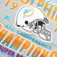 Miami Dolphins 1972 AFC Champions NFL Hoodie Gray Taass US