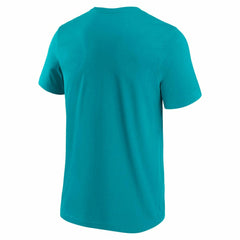 Miami Dolphins 1972 AFC Champions NFL T-Shirt Aqua Classic