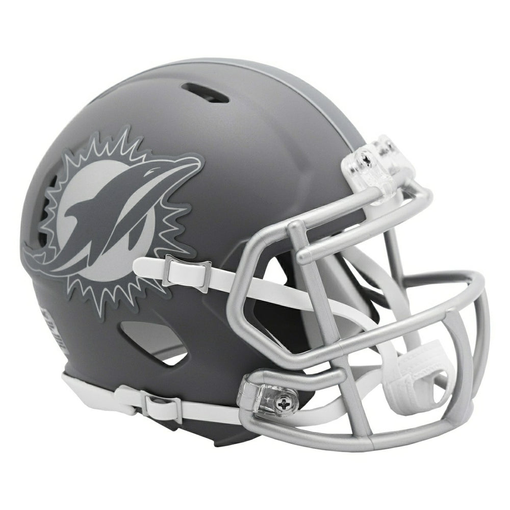 Miami Dolphins Slate Alternate NFL Speed Mini Helmet Fashion