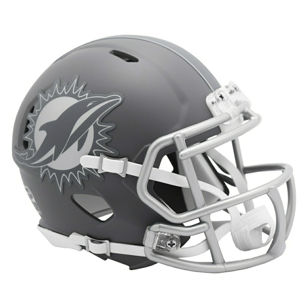 Miami Dolphins Slate Alternate NFL Speed Mini Helmet Fashion