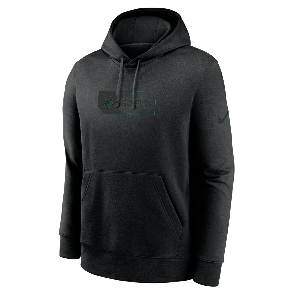 Miami Dolphins Black Edge Nike Club Hoodie Taass sale