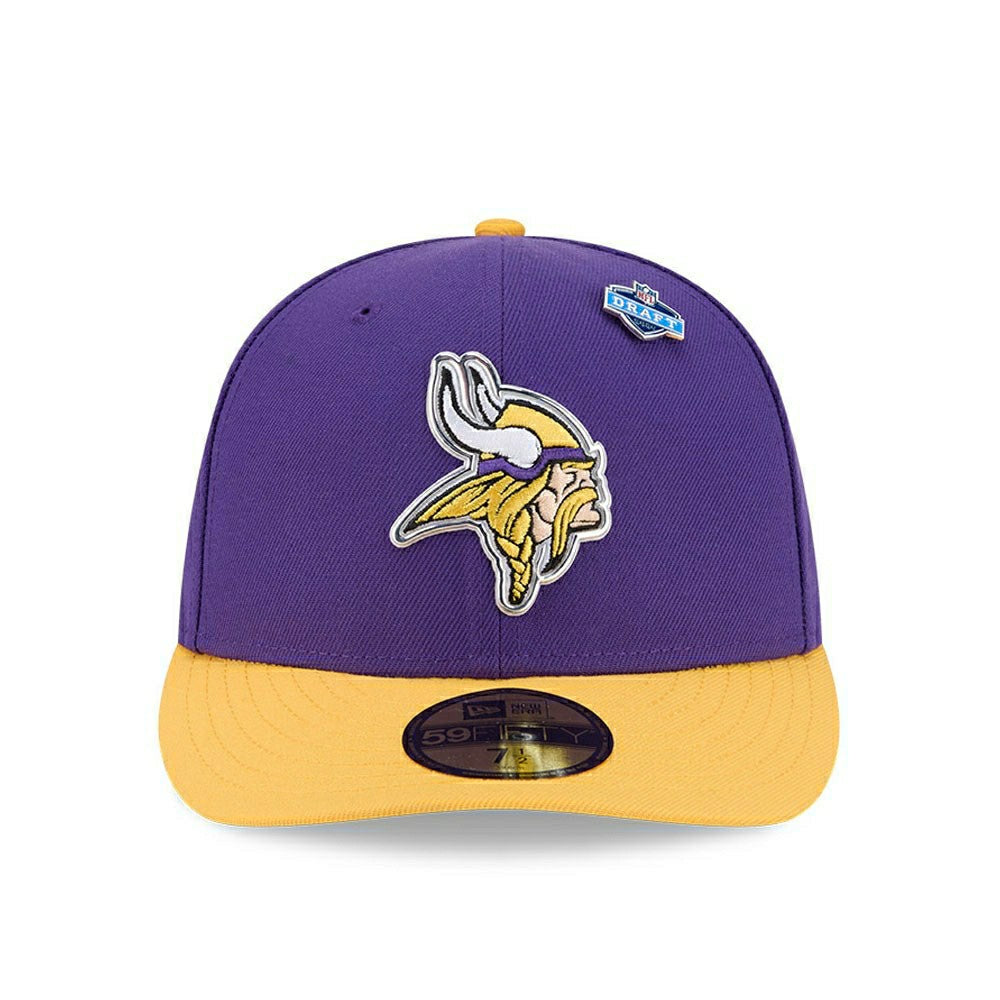 Minnesota Vikings 2026 NFL Draft Pre-Curved 59FIFTY Fitted Cap Taass US