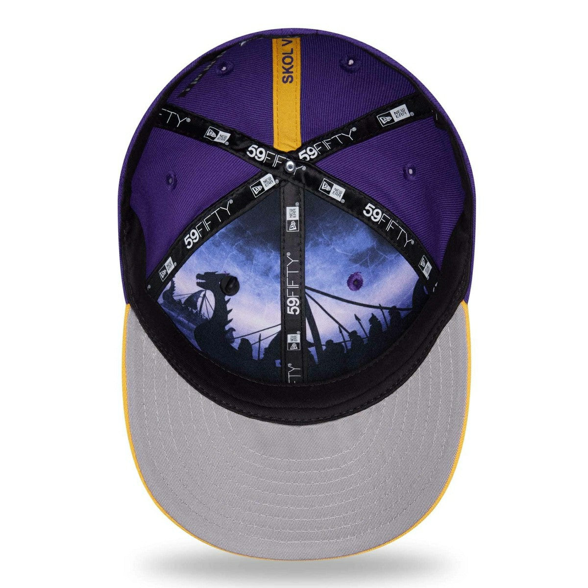 Minnesota Vikings 2026 NFL Draft Pre-Curved 59FIFTY Fitted Cap Taass US