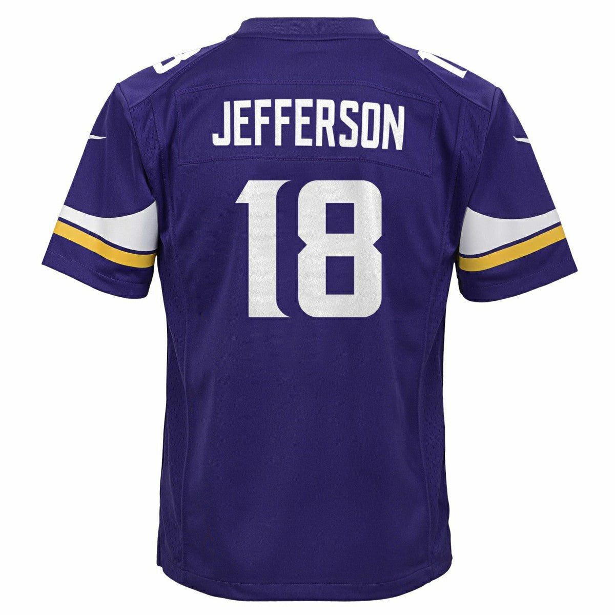 Justin Jefferson #18 Minnesota Vikings Game Football NFL Jersey Purple (YOUTH) Taass sale