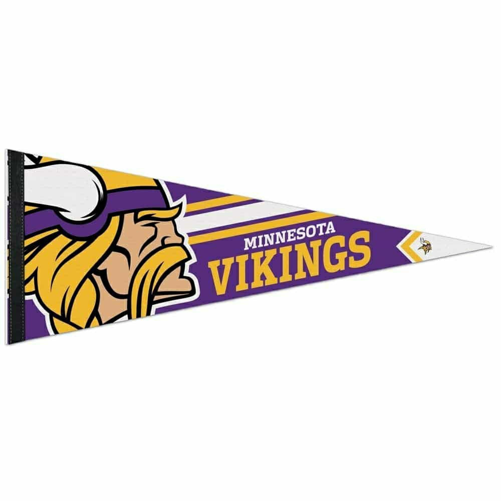 Minnesota Vikings Big Logo Premium Football NFL Pennant Taass for sale