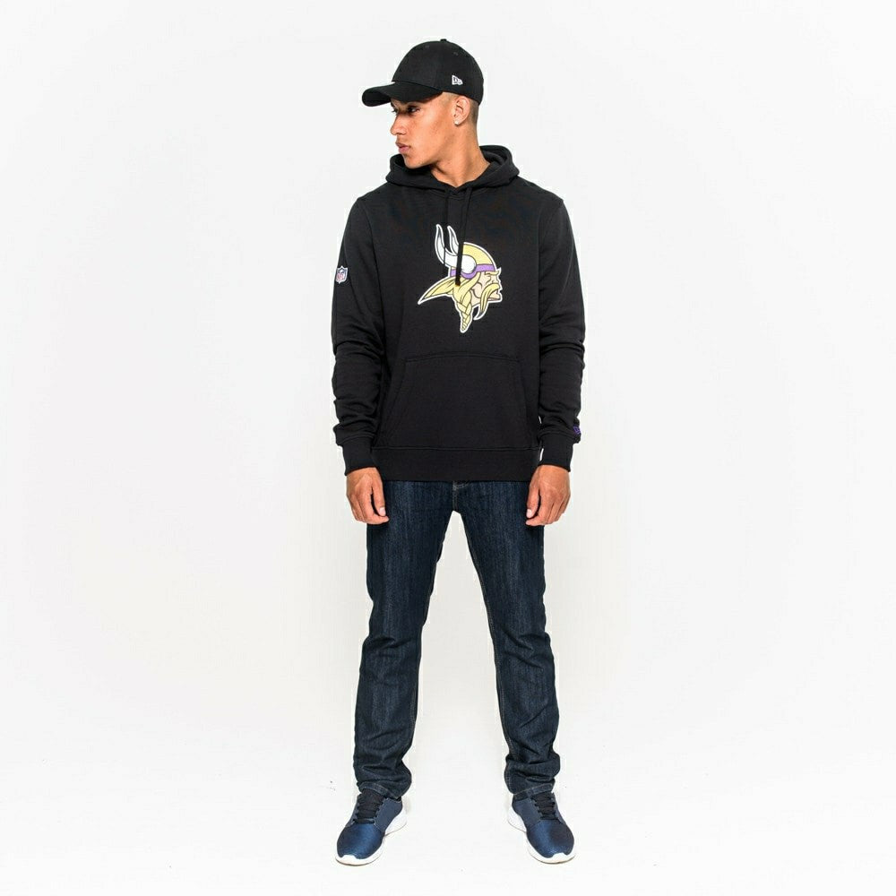 Minnesota Vikings Logo Hoodie NFL Sweatshirt Black Taass for sale