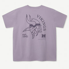 Minnesota Vikings L&L '89 Classics NFL T-Shirt Purple Classic