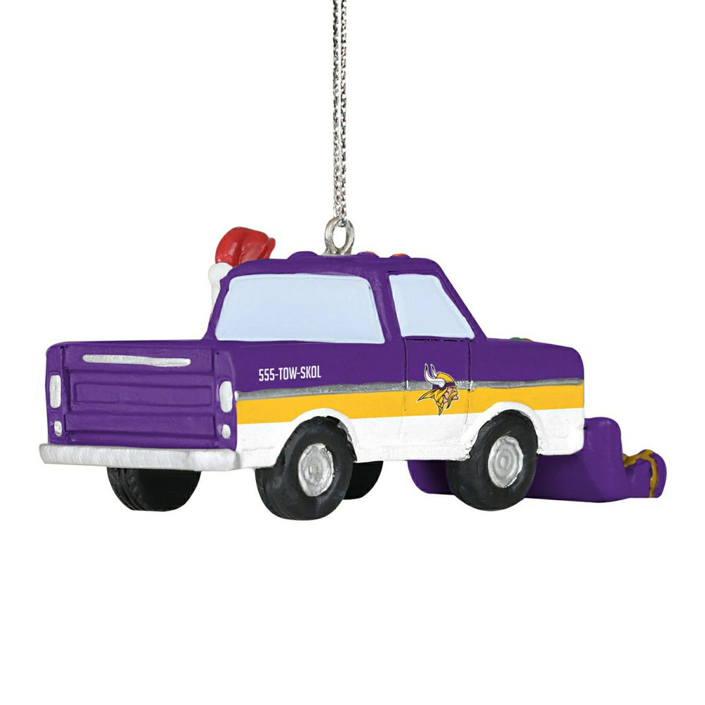Minnesota Vikings NFL Snow Plow Truck Christmas Ornament Classic