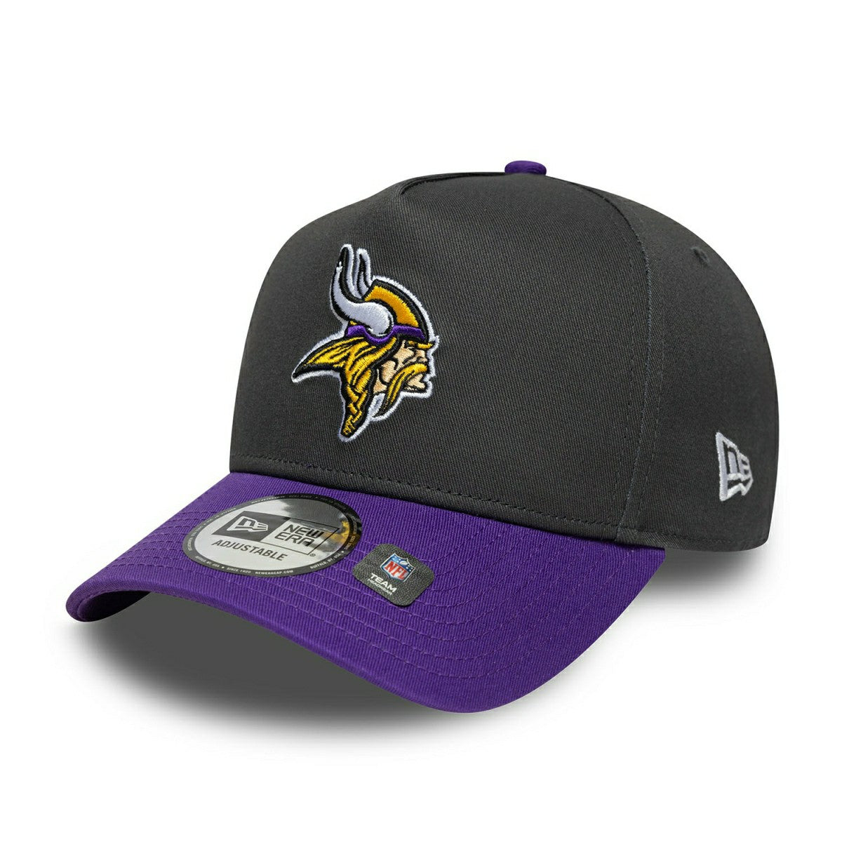 Minnesota Vikings E-Frame Trucker NFL Cap Dark Gray Taass sale