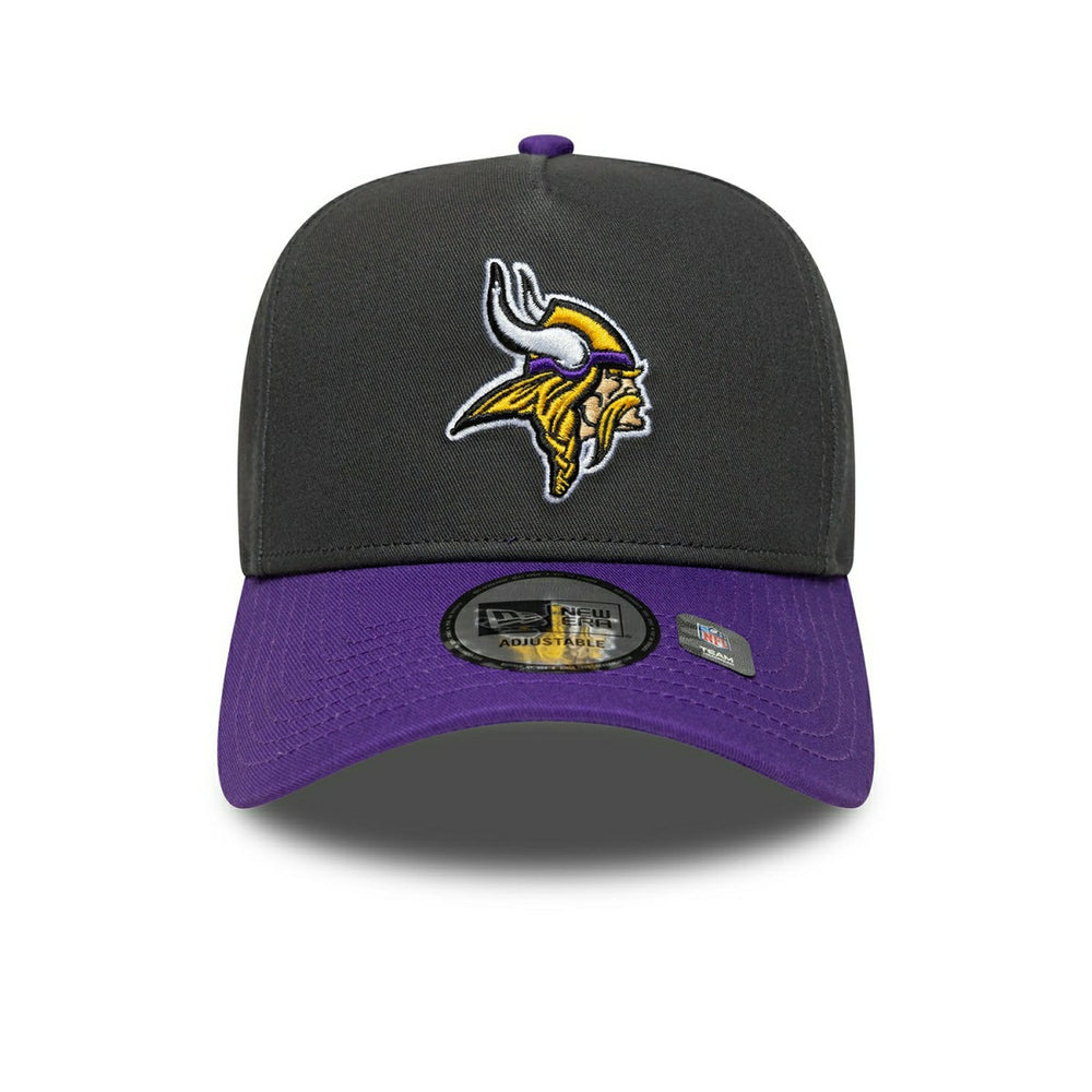Minnesota Vikings E-Frame Trucker NFL Cap Dark Gray Taass sale