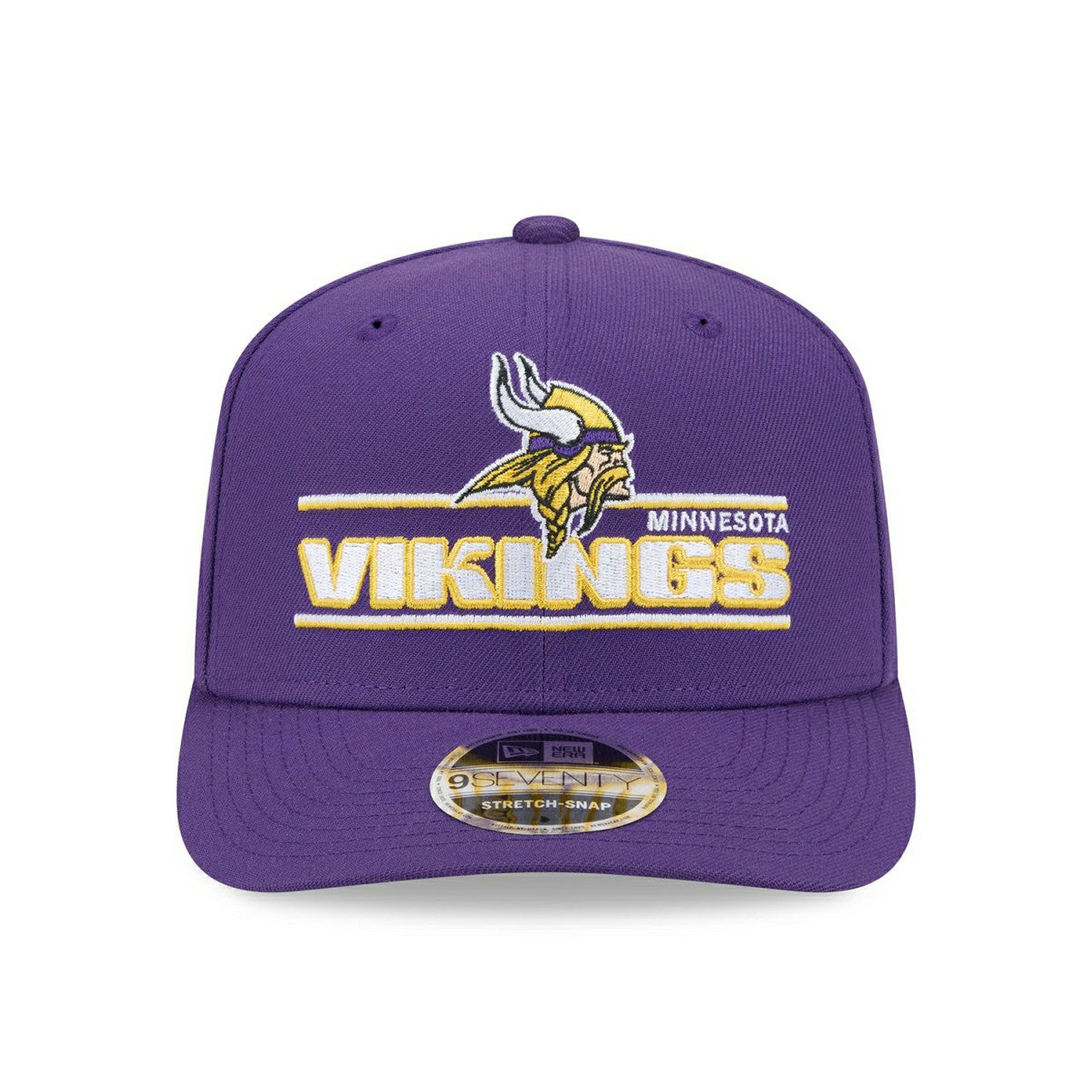 Minnesota Vikings NFL Stated 9SEVENTY Stretch-Snap Cap Purple Taass US