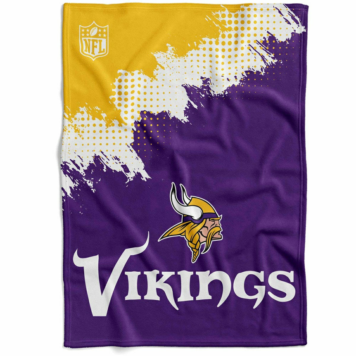 Minnesota Vikings Corner Fleece NFL Blanket Fashion