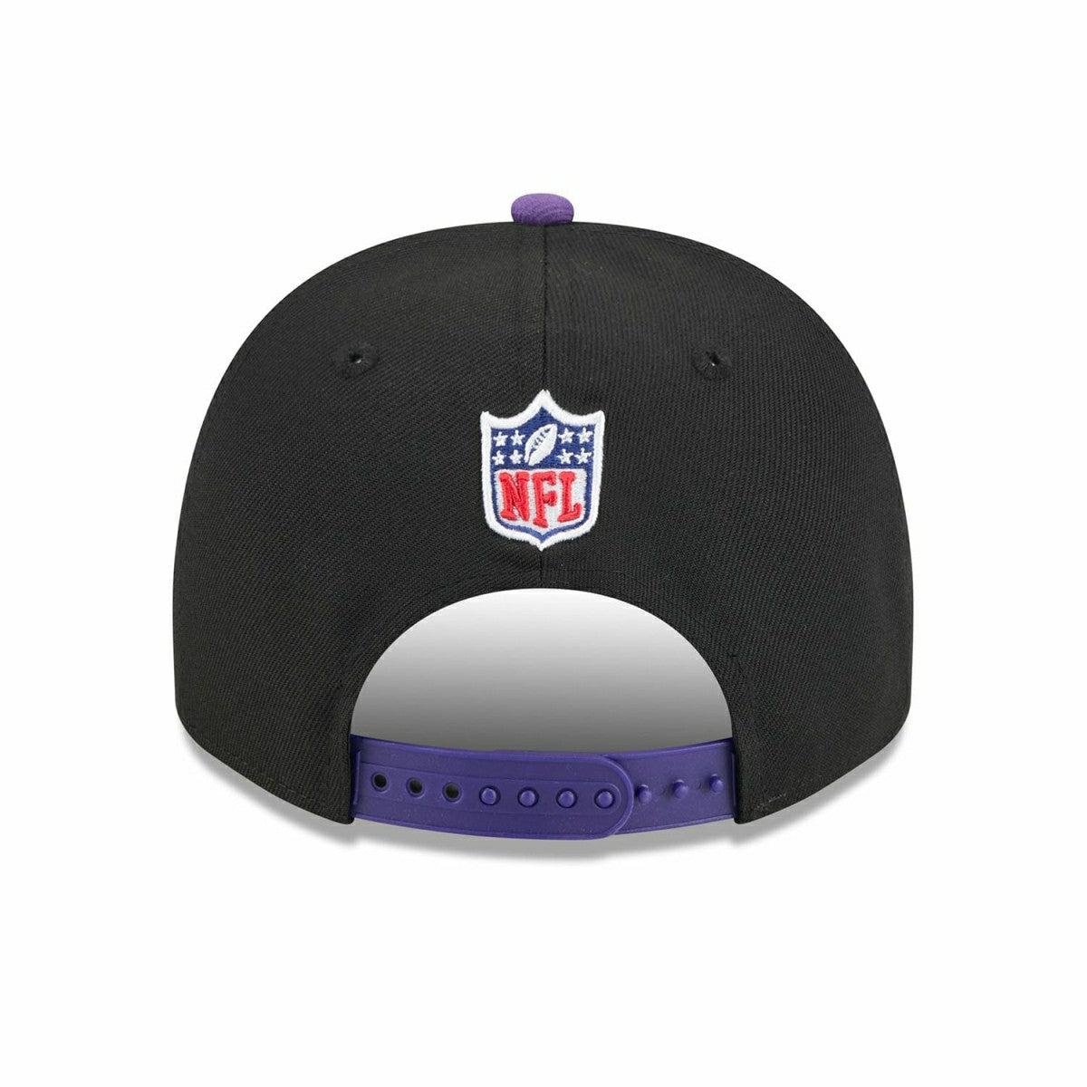 Minnesota Vikings 2025 NFL Draft New Era 9FIFTY A-Frame Snapback Cap Black Lifestyle