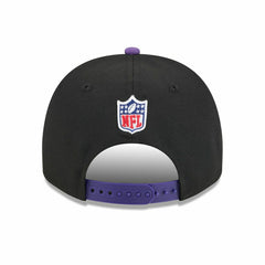 Minnesota Vikings 2025 NFL Draft New Era 9FIFTY A-Frame Snapback Cap Black Lifestyle