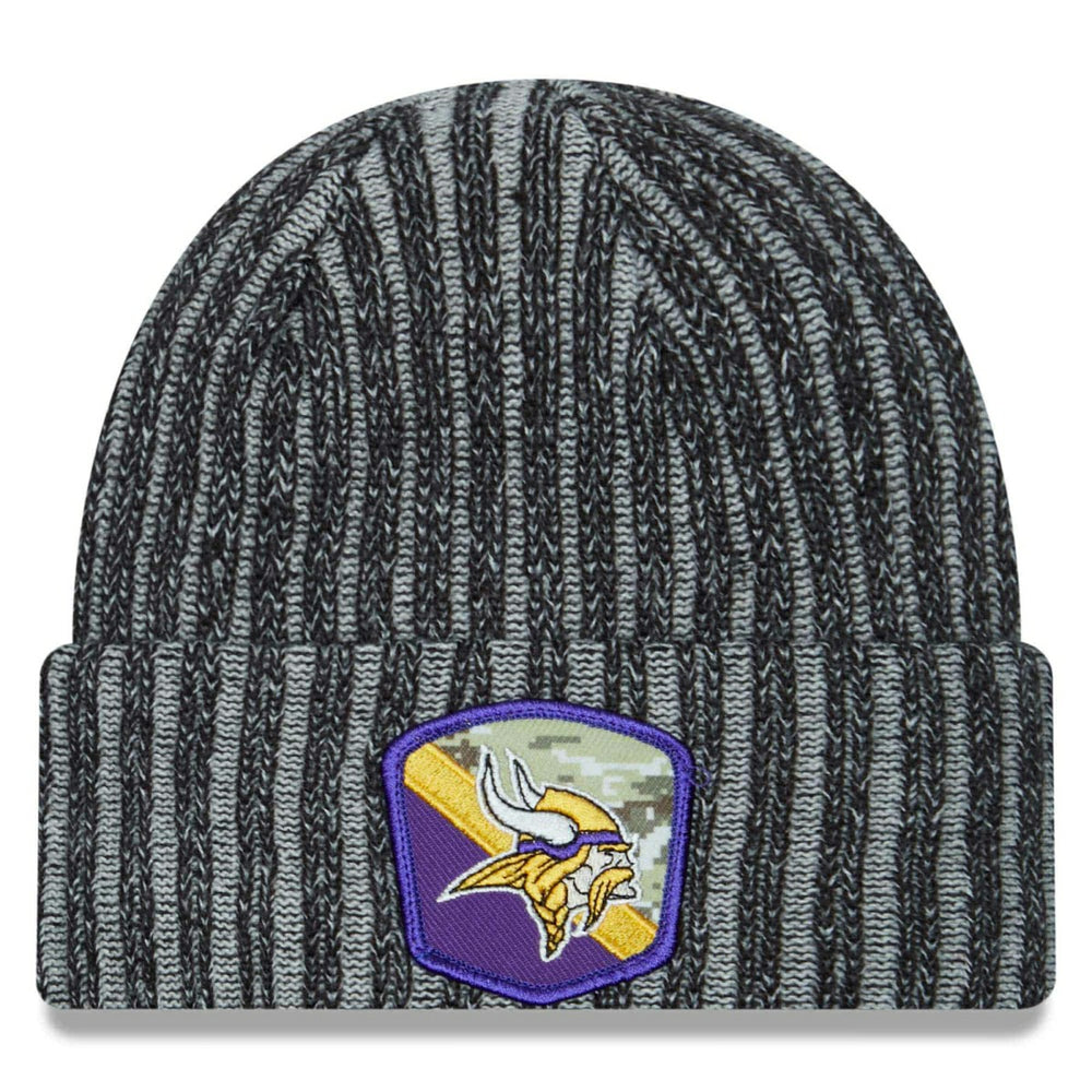 Minnesota Vikings 2023 NFL Salute to Service New Era Knit Hat Taass for sale