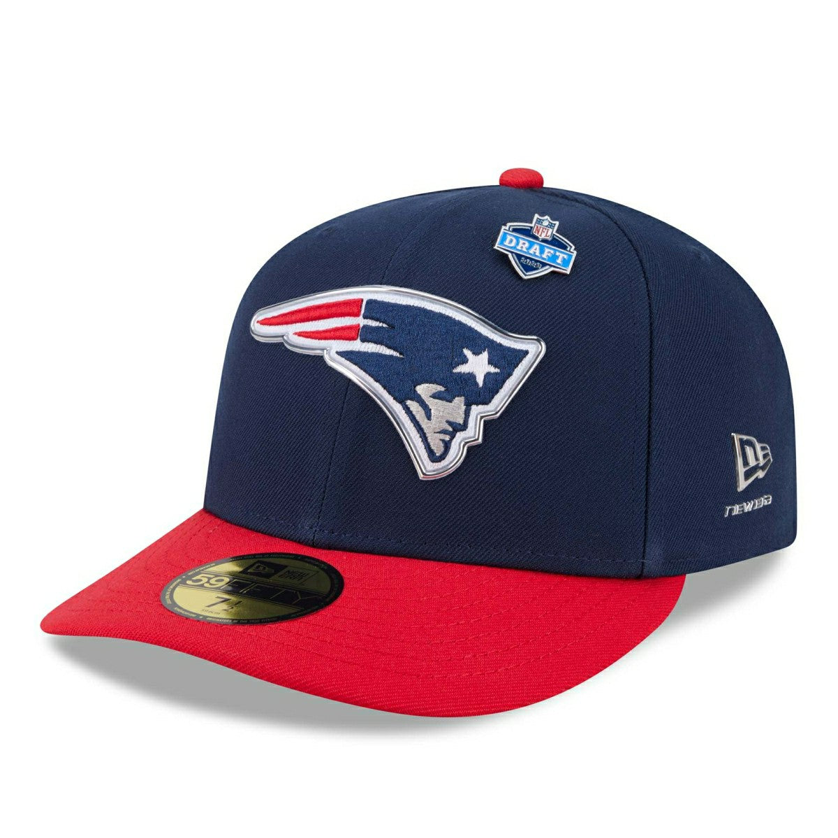 New England Patriots 2026 NFL Draft Pre-Curved 59FIFTY Fitted Cap Taass sale