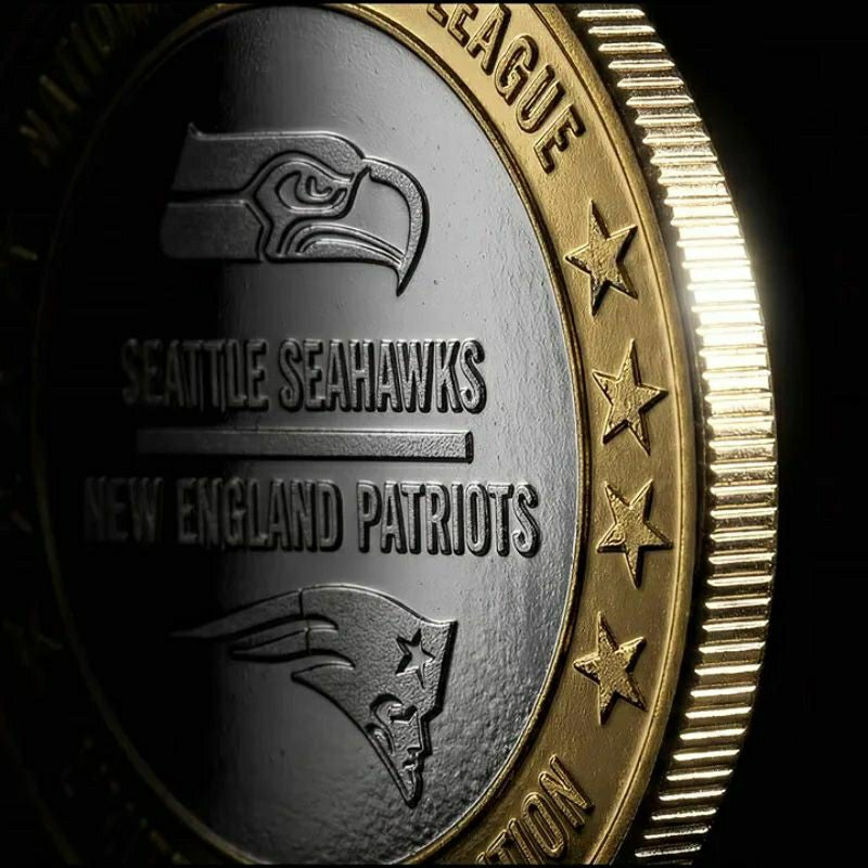 Super Bowl LX Patriots vs. Seahawks Gold & Silver Official Game Coin Classic