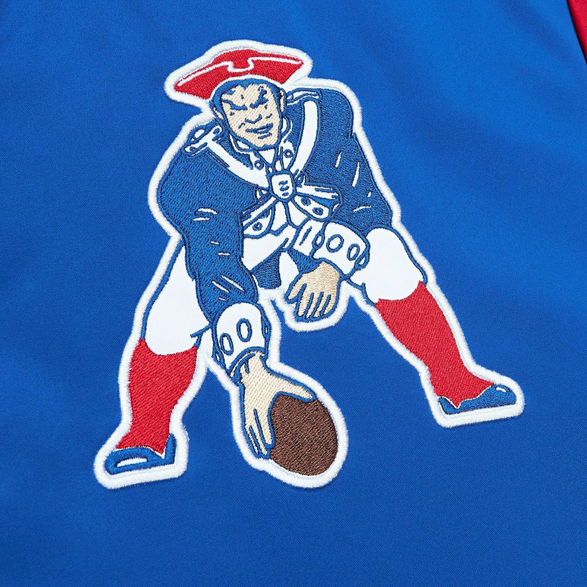 New England Patriots Mitchell & Ness Heavyweight Satin NFL Jacket Taass US