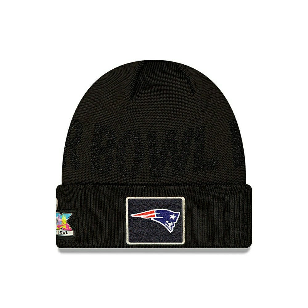 New England Patriots Super Bowl LX Sideline Beanie Knit Taass sale
