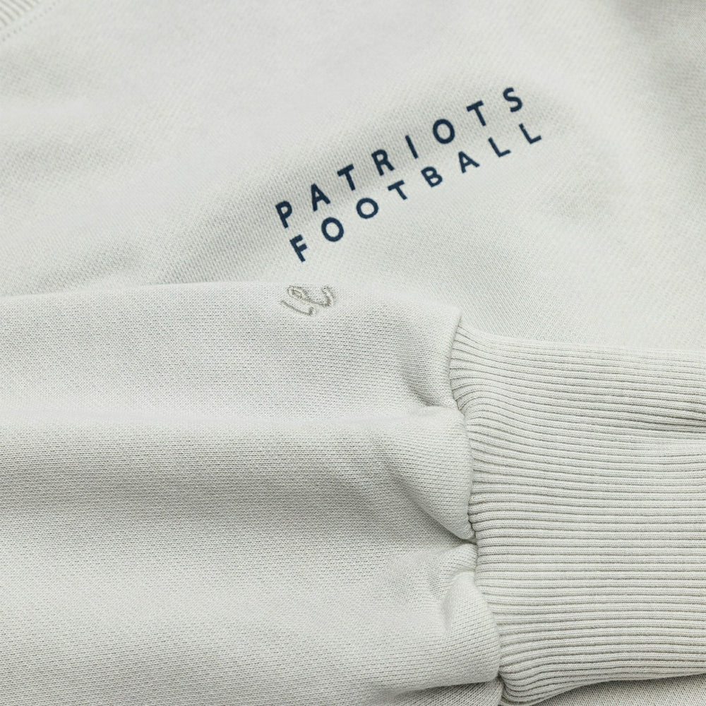 New England Patriots L&L '96 Classics NFL Crewneck Sweater Gray Lifestyle