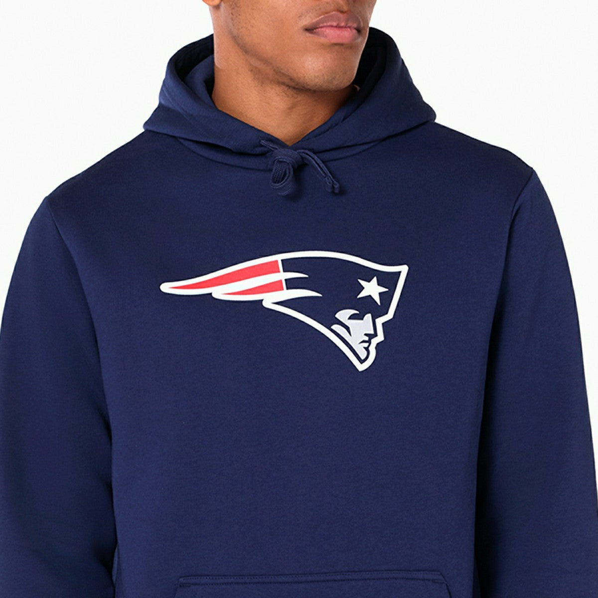 New England Patriots Logo Hoodie NFL Sweatshirt Navy Fashion
