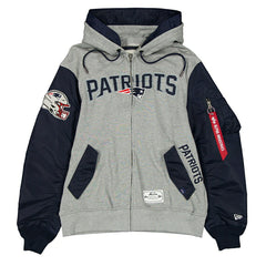 New England Patriots Alpha Industries MA-1 NFL Full-Zip Fleece Jacket Taass US