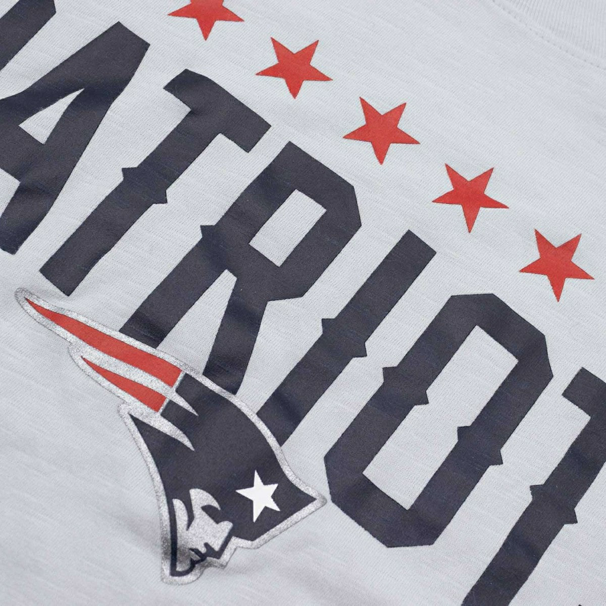New England Patriots 2025 Rivalries Dri-FIT Slub NFL T-Shirt Gray Lifestyle