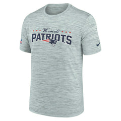 New England Patriots 2025 Rivalries Velocity Dri-FIT NFL T-Shirt Gray Taass for sale
