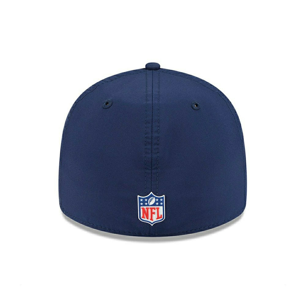 New England Patriots 2025 NFL On-Field Sideline 59FIFTY A-Frame Fitted Cap Navy Fashion